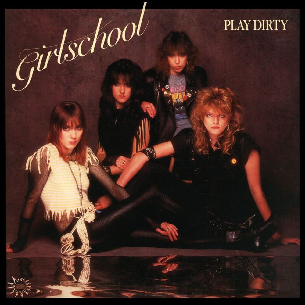 Girlschool - Play Dirty - Red Marble  LP LP